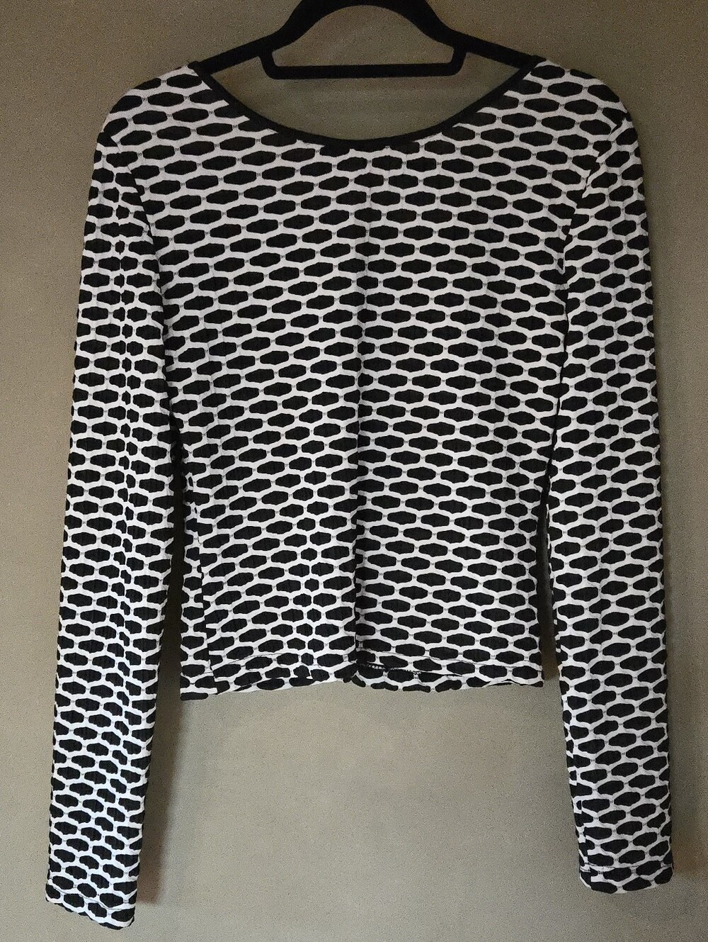 Joseph Ribkoff | Corset-Style Geometric Knit Top, Ptp 18" Stretches To 22" - Picture 3 of 7